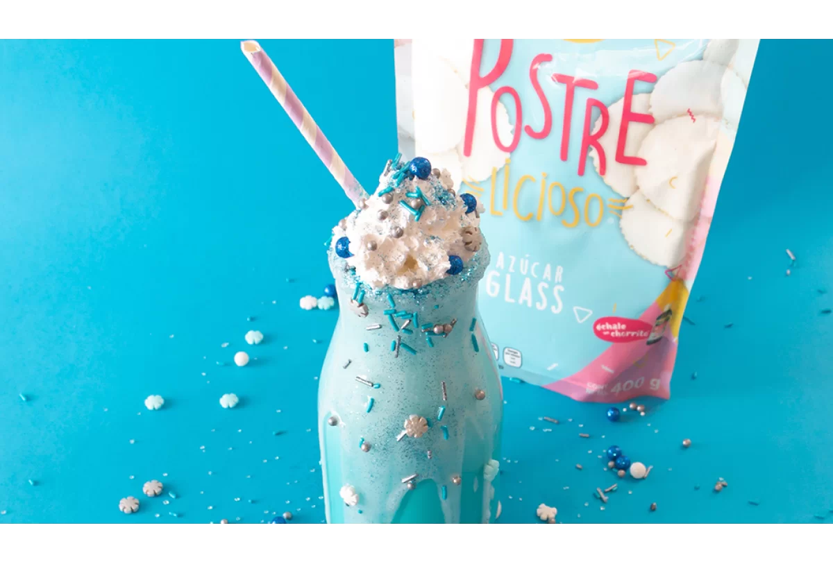 Malteada mágica escarchada